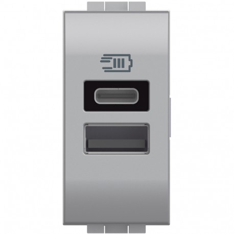 BTICINO NT4191AC NT4191AC BTCINO LL-BASE USB A+C 3A/5V 1M TECH