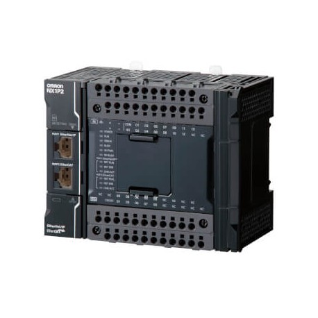 Omron NX1P2-9024DT1 NX1P29024DT1 OMRON NX1P Machine Controller, 14/10 I/O Transistor (PNP), 4-axis PTP