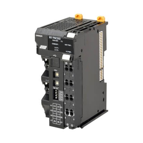 Omron NX-PNC202 NXPNC202 OMRON NX-series PROFINET Coupler, 2 ports, 63 I/O units, max I/O current 10 A, ..