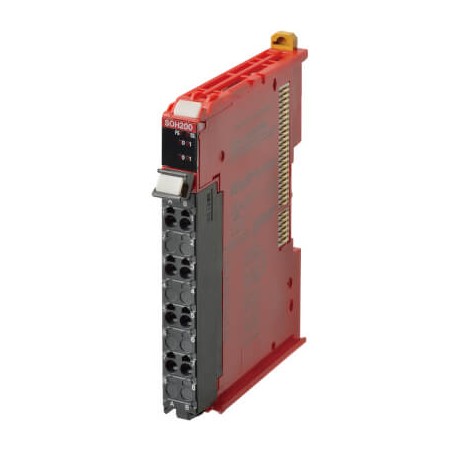 Omron NX-SOH200 NXSOH200,1 OMRON 2 Digital Safety Outputs, PNP 24 VDC, 2.0 A/point, 4.0 A/NX Unit, screw..