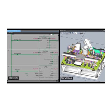 OMRON SYSMAC-SA403L-64 SYSMAC-SA403L-64 NXSS0039F SYSMACSA403L64 OMRON Sysmac Studio 3D Simulation Option (64 bit) 3 Users License