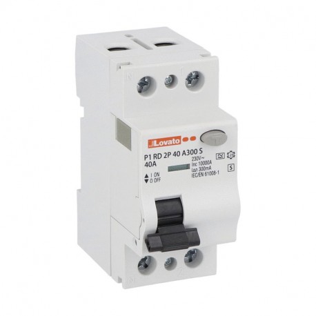 Lovato-electric P1RD2P63A300S LOVATO RCCB 2P 63A IDN 300MA SELECTIVE