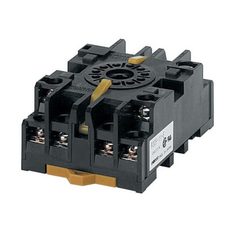 OMRON P2CF-11-E P2CF-11-E P2CF2110M P2CF11E 2 OMRON Base DIN rail, front rectangular 11-pin