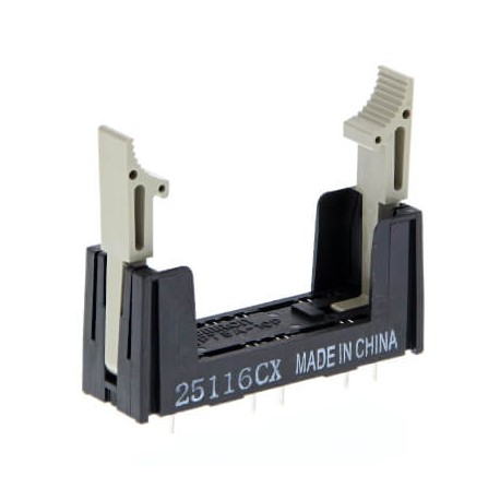 Omron P7SA-10P P7SA10P OMRON Base, mounting surface/DIN-rail, 10-pin, terminal PCB, for relays, 4-pole G..