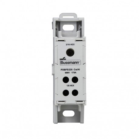 Eaton-moeller PDB FINGER SAFE ASSEMBLY EATON ELECTRIC Distribution block, 175 A, AC 600 V, DC 600 V, UL, AC 690 V..