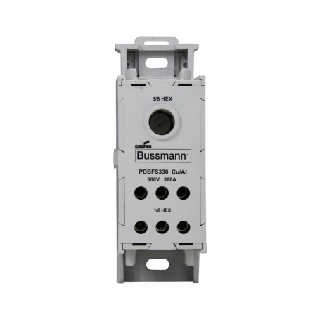 EATON - MOELLER PDB FINGER SAFE ASSEMBLY PDB FINGER SAFE ASSEMBLY PDBFS330 EATON ELECTRIC Terminal block 1 pole, 125A, 6 output terminals