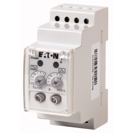 EATON - MOELLER PFR-5 PFR-5 070035801 70035801 EATON ELECTRIC Electronic differential relay, dimmable from 30mA to 5A