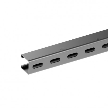 TEKNOMEGA PRF-A3-ZF PRF-A3-ZF PRF1185 TEKNOMEGA ΩSTRUT 41X41X2,5 HDG PROFILE L. 3 MT SLOTTED
