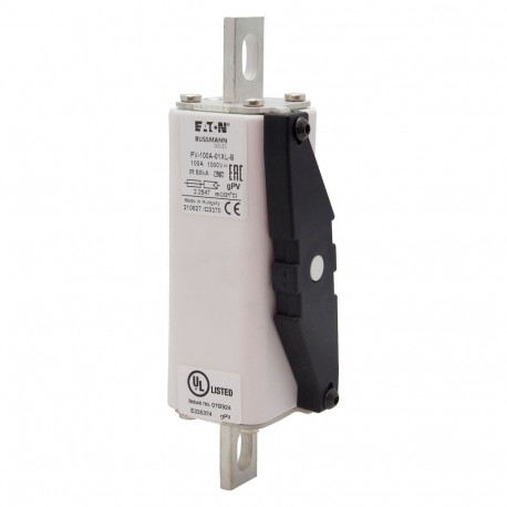 Eaton-moeller PV-100A-01XL-B EATON ELECTRIC Fuse-link, high speed, 100 A, DC 1500 V, 1XL, 51 x 189 mm, gPV, IEC, UL, with ..