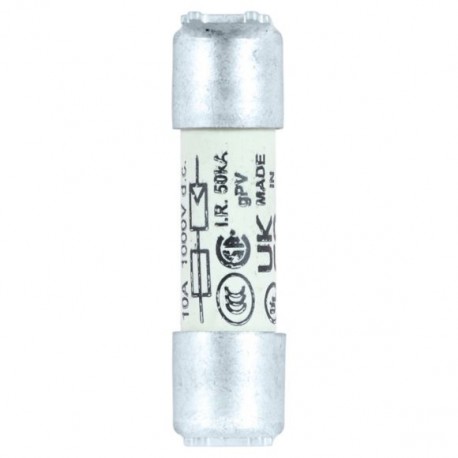 Eaton-moeller PV-10A10-2P EATON ELECTRIC Fuse-link, high speed, 10 A, DC 1000 V, IEC 60269-6 type A, 10 x 38 mm, gPV, UL P..