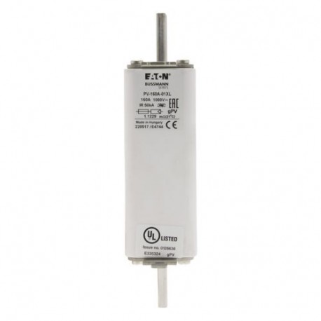 Eaton-moeller FUSE 160A 1000V 1*XL PV PV-160A-01XL EATON ELECTRIC cartridge fuse, ultra rapid, 160 A, DC 1000 V, 01XL, gPV..