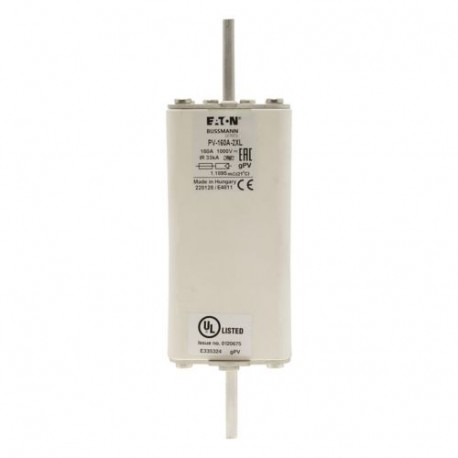 Eaton-moeller FUSE 160A 1000V 2XL PV PV-160A-2XL EATON ELECTRIC Fuse-link, high speed, 160 A, DC 1000 V, 2XL, gPV, UL, IEC