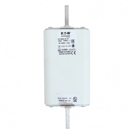 Eaton-moeller FUSE 630A 1000V 3L PV PV-630A-3L EATON ELECTRIC Fuse-link, high speed, 630 A, DC 1000 V, 3L, 75 x 205 mm, gP..