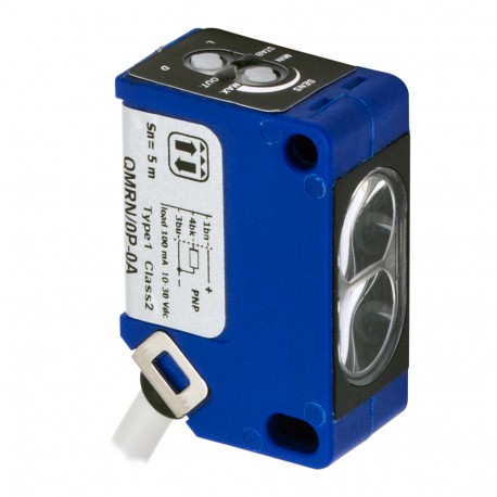 Micro-detectors QMIS/0P-0A MICRO DETECTORS Photoelectric sensor Miniature cubic photoelectric BGS, adjustment 400 mm PNP L/D..