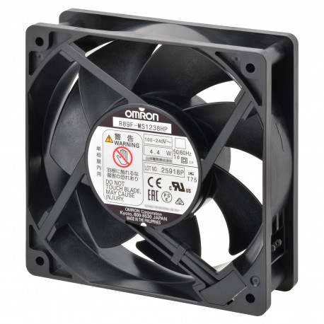 Omron R89F-MS1238HP R89FMS1238HP OMRON AC Axial fan, plastic blade, frame 120x38, high speed, terminals