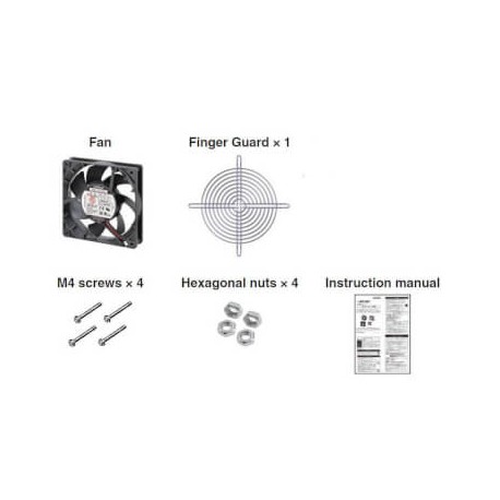 Omron R89F-DS0925L-S1 R89FDS0925LS1 OMRON DC Axial fan, plastic blade, frame 92x25, low speed, 1 x finge..