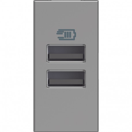 BTICINO RA4191AA RA4191AA BTCINO CL-BASE USB A+A 3A/5V 1M ALUM