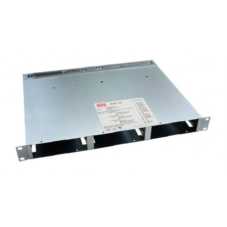 Meanwell RCP-1UT AC-DC 19 inch rack for 3 units of RCP-1000 with Terminal block connection, Hot swap
