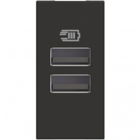 BTICINO RG4191AA RG4191AA BTCINO CL-BASE USB A+A 3A/5V 1M DARK