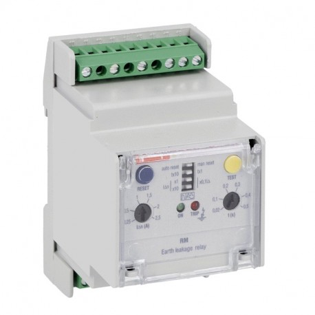 Lovato-electric 31RM415 LOVATO EARTH LEAKAGE RELAY WITH 1 OPERATION THRESHOLD, MODULAR, 35MM DIN (IEC/EN 60715) RAIL M..