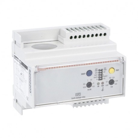 Lovato-electric 31RMT415 LOVATO EARTH LEAKAGE RELAY WITH 1 OPERATION THRESHOLD, MODULAR, 35 MM DIN (IEC/EN 60715) RAI..