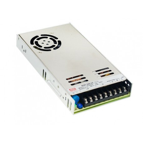 MEANWELL RSP-320-24 RSP-320-24 MEANWELL AC-DC Single Output Enclosed power supply, Output 24VDC Single Output / 13.4A, PFC, forc..