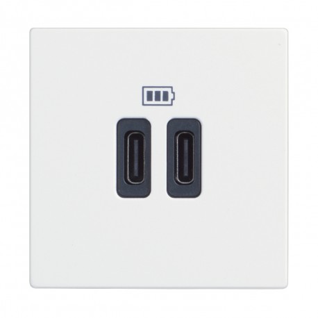 BTICINO RW4286C2 RW4286C2 BTCINO CL-BASE USB C+C 3A/5V 2M BLAN