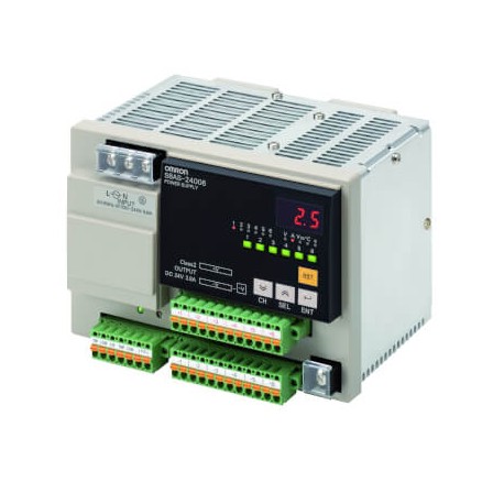 OMRON S8AS-24006 S8AS-24006 S8AS0007M S8AS24006,1 OMRON Source+Protector multicircuito 240W/24V/10A 6circuitos