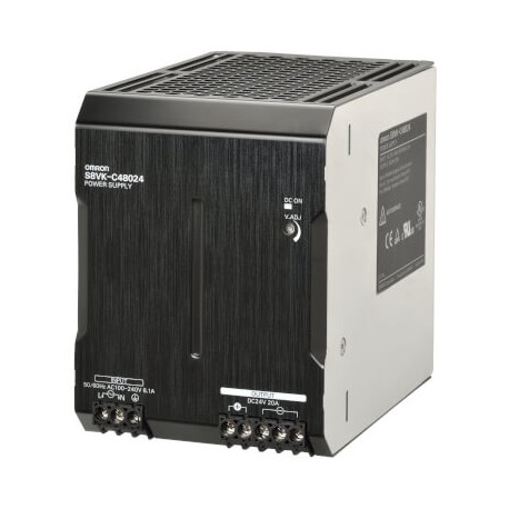 Omron S8VK-C48024 S8VKC48024 OMRON Power supply 480W/24V/20A DIN rail LITE