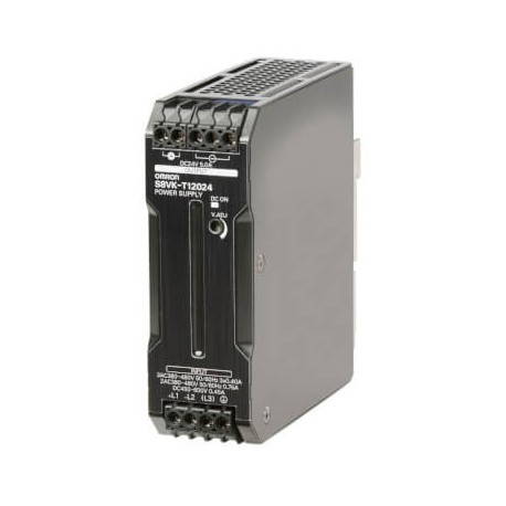 Omron S8VK-T12024-400 S8VKT12024400 OMRON F. three-phase power supply 120W / 5A / 24V DIN-rail uses trop..