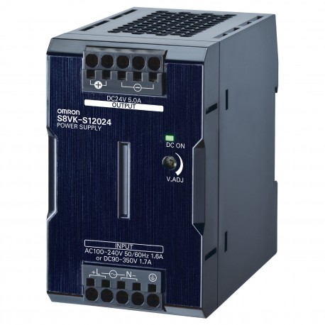 Omron S8VK-S12024 S8VKS12024 OMRON Power supply 120W/24V/5A DIN-rail Push-in+