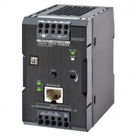 Omron S8VK-X09024-EIP S8VKX09024EIP OMRON Power source type book, 90 W, 24v Dc, 3,75 A, DIN-rail mountin..