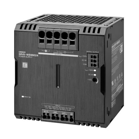 Omron S8VK-WB96048 S8VKWB96048 OMRON 3-phase power supply, 400 VAC, 960 W, 48 VDC, 20 A, DIN rail mounti..