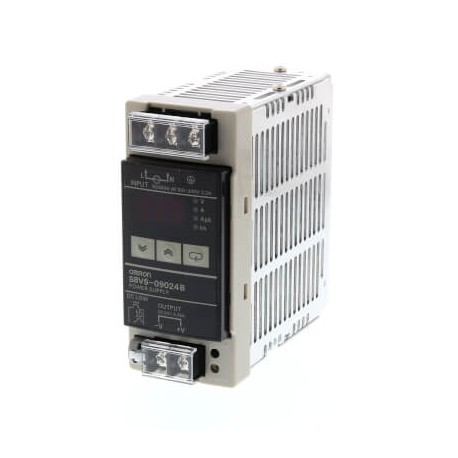 Omron S8VS-09024AP S8VS09024AP,1 OMRON 90W / 24V / 3,75 DIN,Displ.periodmant.alarm PNP