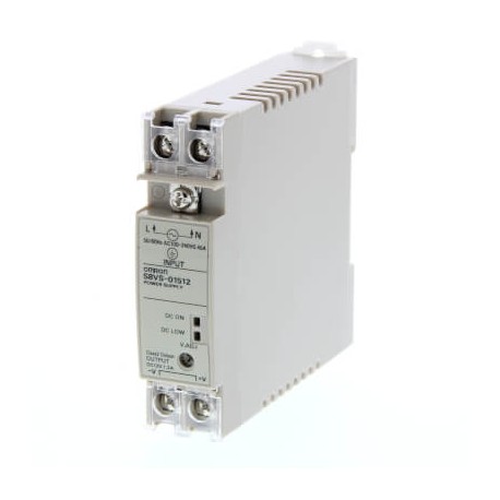 Omron S8VS-01512 S8VS01512,1 OMRON 15W / 12V / 1.2 A 22.5-mm DIN-Rail