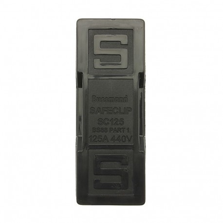 Eaton-moeller SC125H/D SC125H-D EATON ELECTRIC Fuse-holder, LV, 125 A, AC 550 V, BS88/F3, 1P, BS, front connected, black
