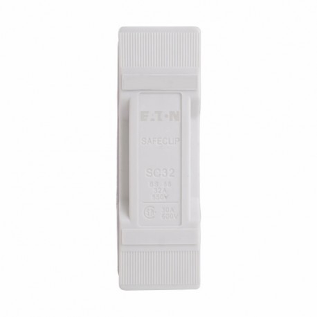 Eaton-moeller SC32H/DWH SC32H-DWH EATON ELECTRIC Fuse-holder, LV, 32 A, AC 550 V, BS88/F1, 1P, BS, front connected, white