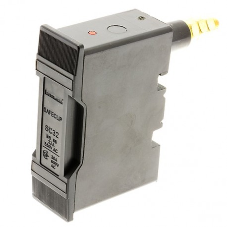 Eaton-moeller SC32PH/D SC32PH-D EATON ELECTRIC Fuse-holder, LV, 32 A, AC 550 V, BS88/F1, 1P, BS, front connected, back stu..