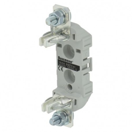 EATON - MOELLER NH00 SINGLE POLE SILVER NH00 SINGLE POLE SILVER SD00-S EATON ELECTRIC Fuse-base, LV, 160 A, AC 690 V, NH00, 1P, IEC, screw mount