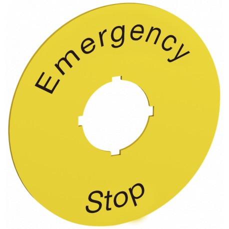 Abb SK615546-2 SIGN EMERGENCY STOP