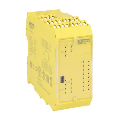 LOVATO ELECTRIC SRPMFA164 SRPMFA164 LOVATO Multifunction SRP programmable safety module, alim. Aux. 24VDC, up to CAT.4