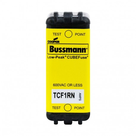 Eaton-moeller TIME DELAY CUBEFUSE 1A NON-IND CUBEFUSE, TCF 1A NON-IND TCF1RN EATON ELECTRIC Fuse-link, low voltage, 6 A, AC 600 V, DC 300 V, 20 x 26 x 48..