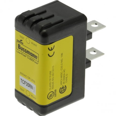 Eaton-moeller TIME DELAY CUBEFUSE 3A NON-IND CUBEFUSE, TCF 3A NON-IND TCF3RN EATON ELECTRIC Fuse-link, low voltage, 6 A, AC 600 V, DC 300 V, 20 x 26 x 48..