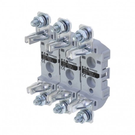 Eaton-moeller 690V 160A 3 POLE BASE NH00 TD00-D EATON ELECTRIC Fuse-base, LV, 160 A, AC 690 V, NH00, 3P, IEC, DIN rail mou..