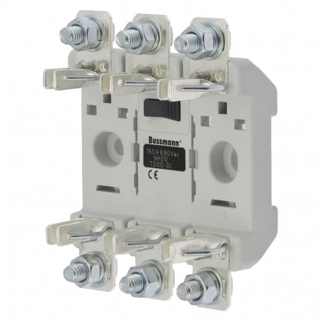 EATON - MOELLER Triple Integral Base NH00 CE Triple Integral Base NH00 CE TD00-DI EATON ELECTRIC Fuse-base, LV, 160 A, AC 690 V, NH00, 3P, IEC, integral ..