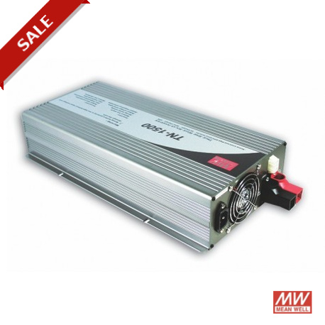 Meanwell TN-1500-224B DC-AC Solar inverter with battery charger for stand alone solar systems, battery 24VDC..