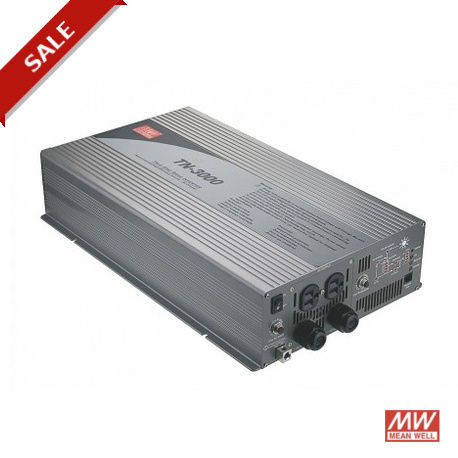 Meanwell TN-3000-248B DC-AC Solar inverter with battery charger for stand alone solar systems, battery 48VDC..