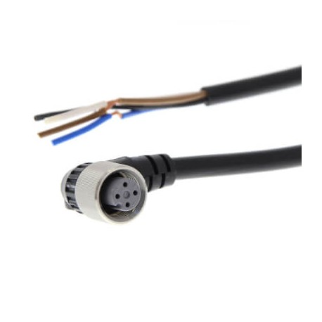 Omron XS2F-E422-G80-E XS2FE422G80E OMRON With cable, Angled, 4 wire 5m M12 IP69K Resist. Heat