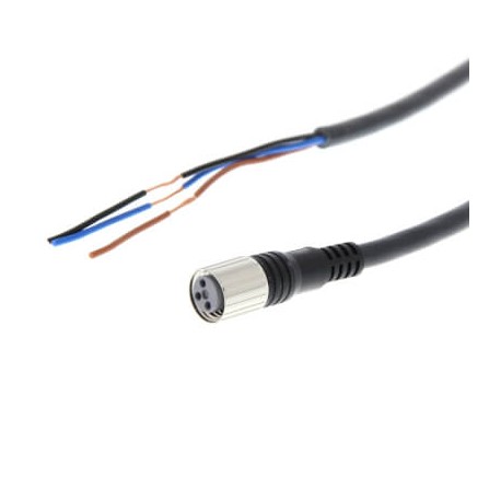 Omron XS3F-M321-302-R XS3FM321302R OMRON Sensor cable, M8 straight socket (female), 3-poles, PVC robot c..