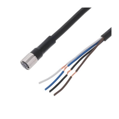 Omron XS3F-M8PVC4S5M XS3FM8PVC4S5M,1 OMRON M8 PVC with a Straight-through cable 4 wire 5m